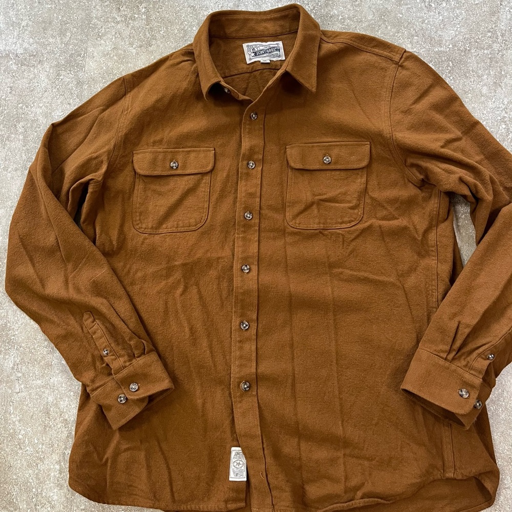 SCHOTT NYC Men's Flannel Work Shirt Jacket - Picture 5 of 10